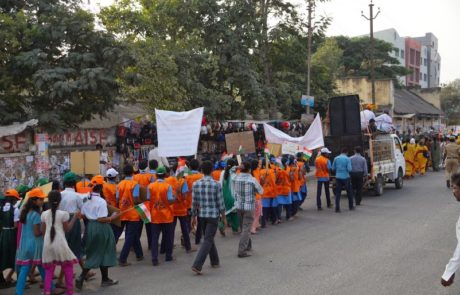 Blind Students Walk a ton Awareness Events