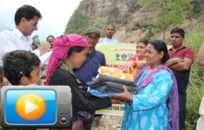 Cloth Distribution Relief Activities