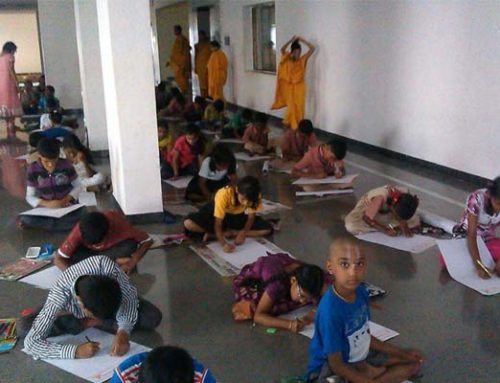 Drawing Competitions-2014 conducted by Vikasa Tarangini Youth @ Jiva Campus