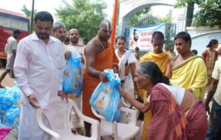 Free Food and Supplies to flood affected area people