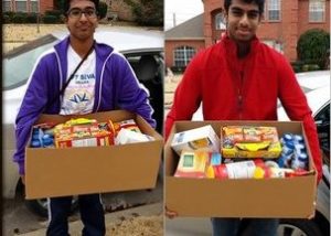 Holiday Food Drive Safe Haven Homeless Shelter in Dallas Downtown
