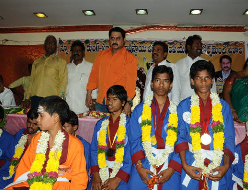 State Level Open Champions in Kung Fu (Martial Arts) by Nethra Vidyalaya Students