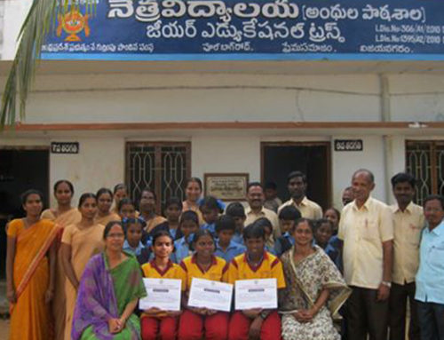 Netravidyalaya students top State level Sports Meet
