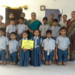 School Children of Apex E.M School Rajahmundry Donated 5000 for Nethra Vidyalaya