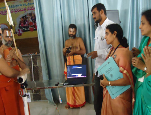 Srimathi Manga Ashok Rao couple donated one colposcope to Vikasa Tarangini Mahila Arogya Vikas