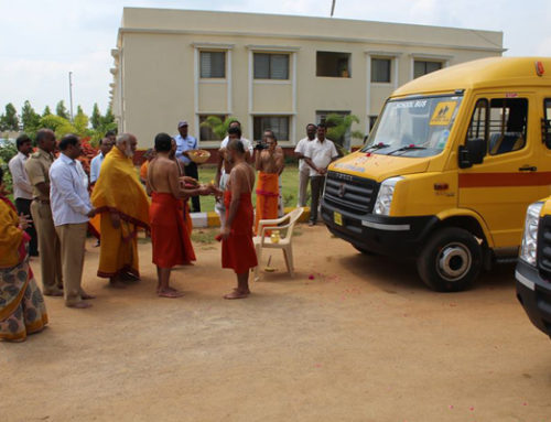 Vikasa Tarangini SEVA Donated 2 mini buses to Nethra Degree College