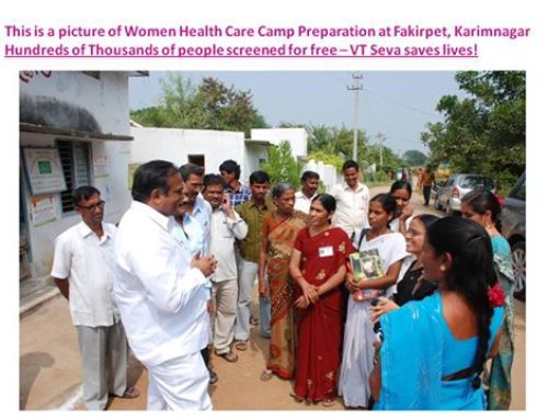 Vikasa Tarangini Seva Karimnagar conducted Women Healthcare Camp