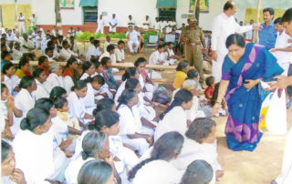 Vikasa Tarangini Distributing Sweets Warangal Jail