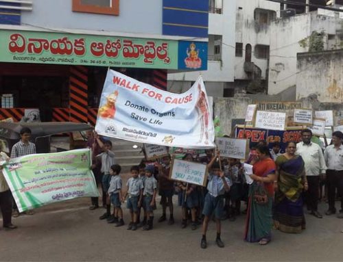 Vikasa Tarangini Rajahmundry conducted Organ Donation Walkthon