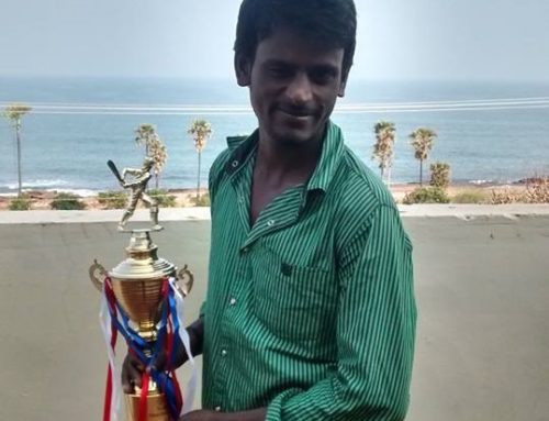 Nethra in State Level Cricket Team