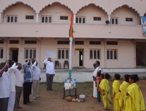 Republic day celebrations in Vedha Bhavan – Karimnagar