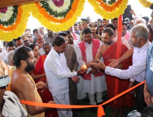 Inaguaration of Jeeyar Gurukulam at Raikal, Karimnagar Dist