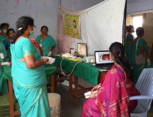Mahila Arogya Vikas – Cancer Prevention camp in Mallepally
