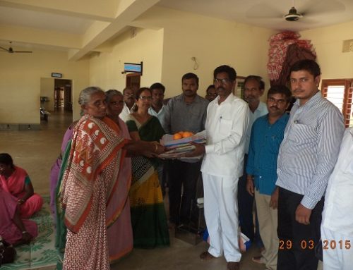 Free Clothes & Cash Contributed to Nethra Vidyalaya by Rajam Vikasa Tarangini