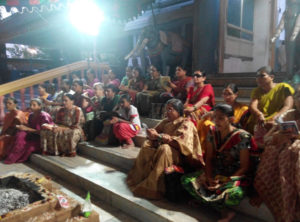 People Chanting Slokas