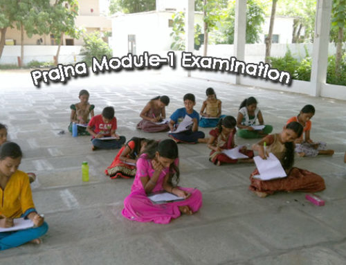 Prajna Module-1Examination conducted at Karimnagar