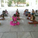 Vikasa Tarangini Prajna Module 1 Examination Karimangar Students writing exam