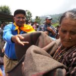 Distribution of Blankets NEPAL Earth quake Victims Vikasa Tarangini