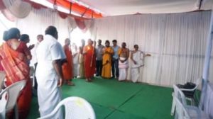 Mancherial Godavari Pushkara Activities Vikasa Tarangini distributed Free Food