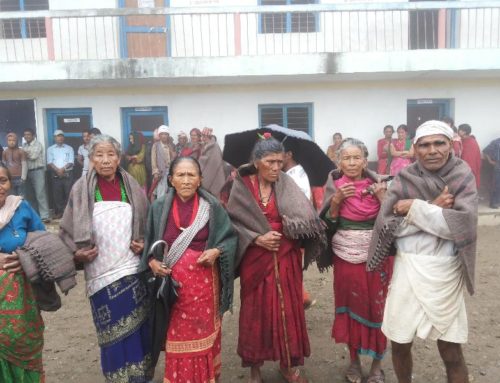 Distribution of Blankets and Tents in NEPAL