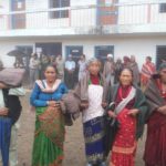 Vikasa Tarangini Distribution of Blankets NEPAL Earth quake Victims