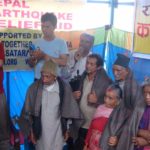Vikasa Tarangini Nepal Relief aid Blankets Distribution
