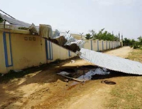 Heavy Rainstorm Batters JIVA Asramam