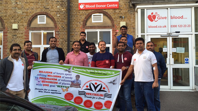 BLOOD DONATION CAMP – Edgware, London, UK