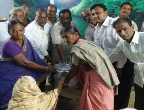 Vikasa Tarangini Donated Clothes, Rice Cookers & Milk Boilers in Miryalaguda