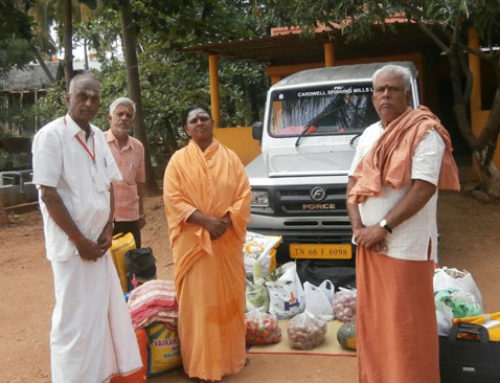Vikasa Tarangini Coimbatore Offered Clothes and Food Materials to Old Orphans, Handicapped