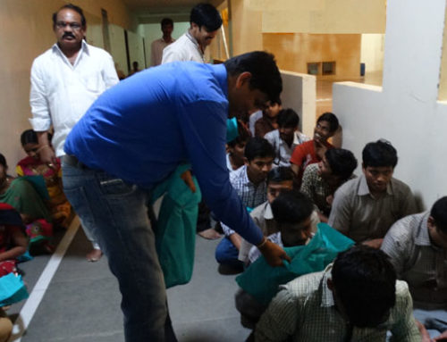 Vikasa Tarangini Kurnool Donated Blankets to Netra Vidyalayam @ JIVA Campus
