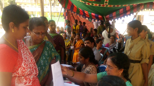 Vikasa Tarangini Conducted Cancer Awareness camp in Challapalli, Krishna District
