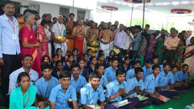 Jeeyar Gurukulam Tribal School Students Graduated 10 Successfully