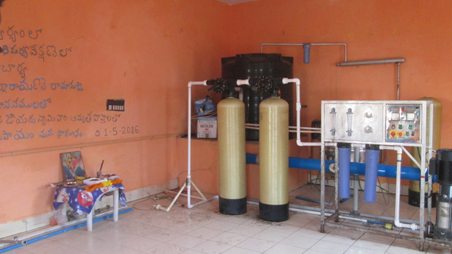 Water Plant Pipeline for Drinking Water In Magasanithippa