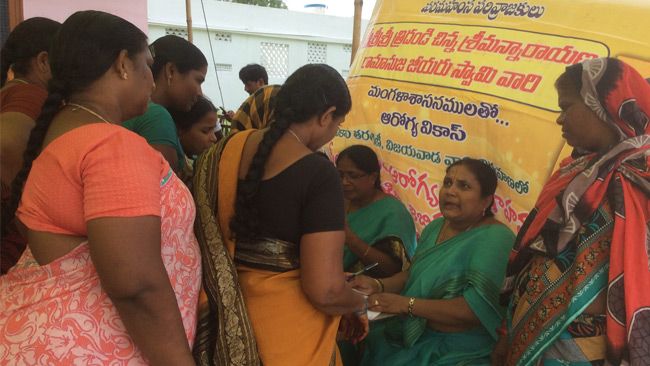 Mega Women health care camp at Kondapali