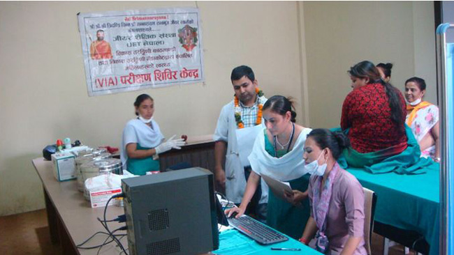 Nepal Women Health care camp Nepal Team