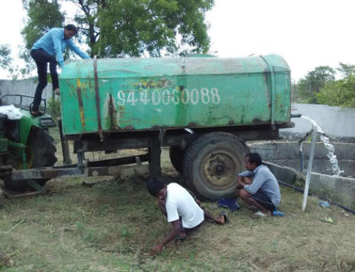 Providing Drinking Water Facility in Allampally – Adilabad