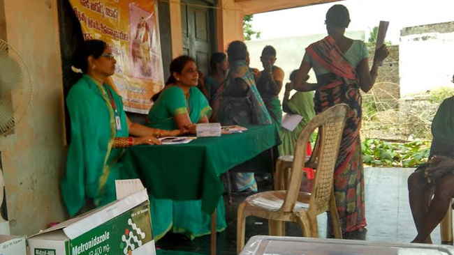 Women Health Care Camp at  Vizianagaram