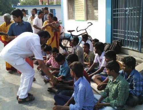 Distributed Free Books and Pens on Chinnajeeyar Tirunakshatra Mahostavam