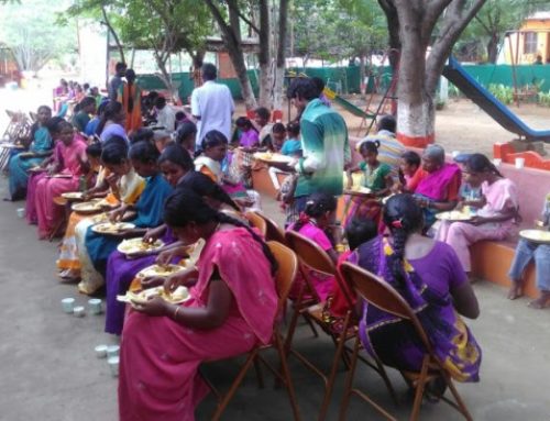 Food Distribution by Vikasatarangini at  Universal Peace Foundation