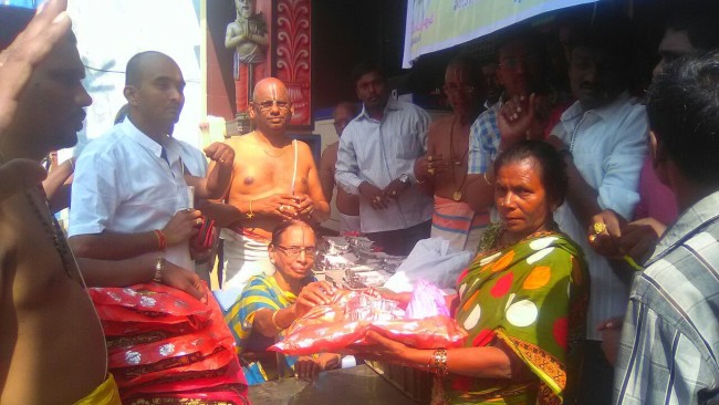 Distribution Of Blankets On The Occasion Of HH chinna jeeyar Thirunakshatram