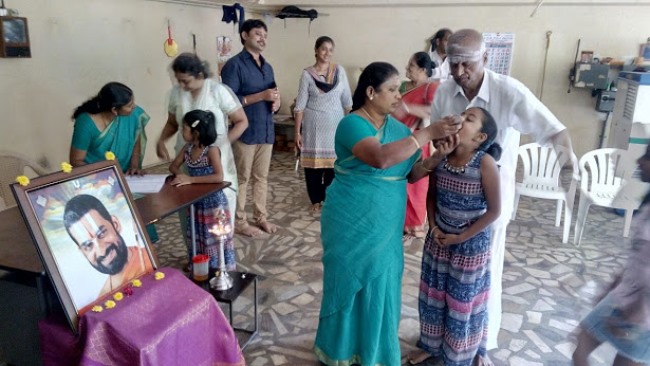 Distribution Of Swarnaprashana Ayurvedic Medicine at Ramanathapuram Coimbatore