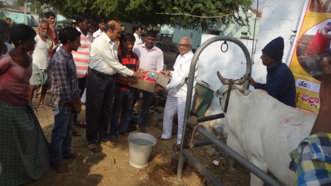 Free Veterinary Camp Conducted in K arimnagar District