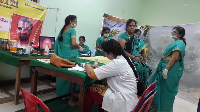 Mahila Arogya Vikas Team Women Health Care Camp Kakinada