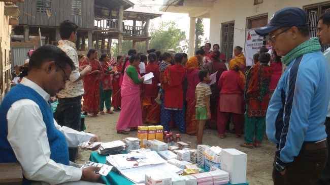 Nepal Vikasa Tarangini Mahila Arogya Free Cancer Health Camp Conducted Tapeswari