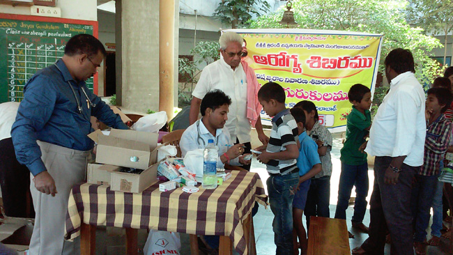 Health Camp @ Jeeyar Gurukulam Allampalli