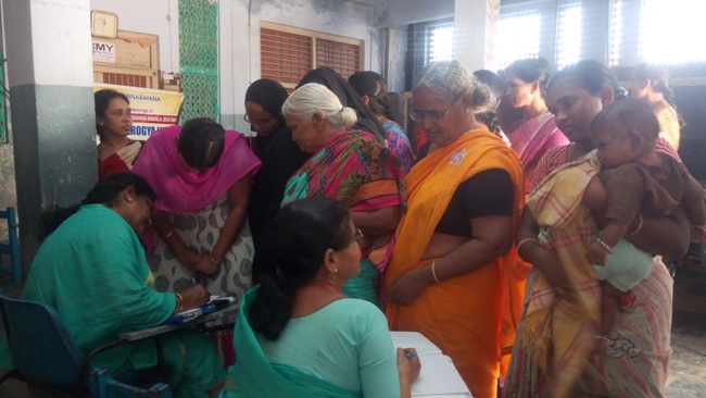 Mahila Arogya Free Cancer Awareness Camp Conducted Ramalingeswaranagar Vijayawada