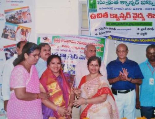 Narsampet Vikasa Tarangini conducted Cancer Awareness Camp