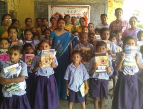 Serving School Children – Notebooks Distribution for MPP School by VT, Gampalagudem