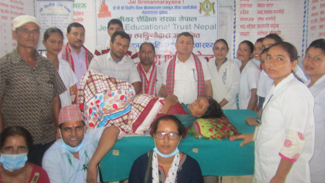 127 Screened for Cancer in Women Health Care Camp in Nepal